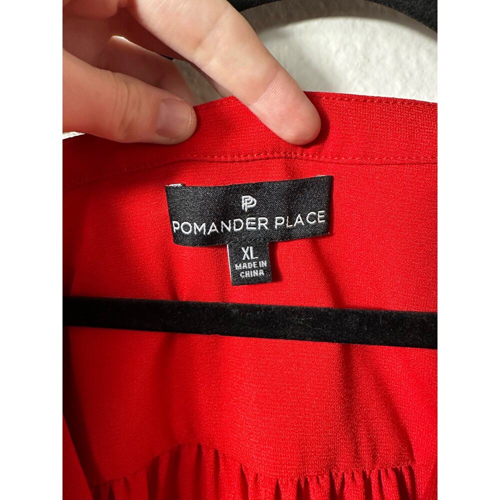 Pomander Place Red Dress Tuckernuck - Picture 2 of 4